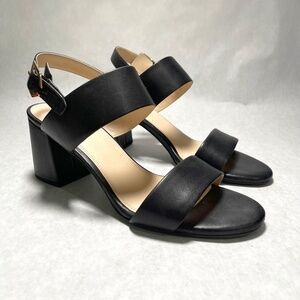 Cole Haan Black Leather strap sandal US 10M